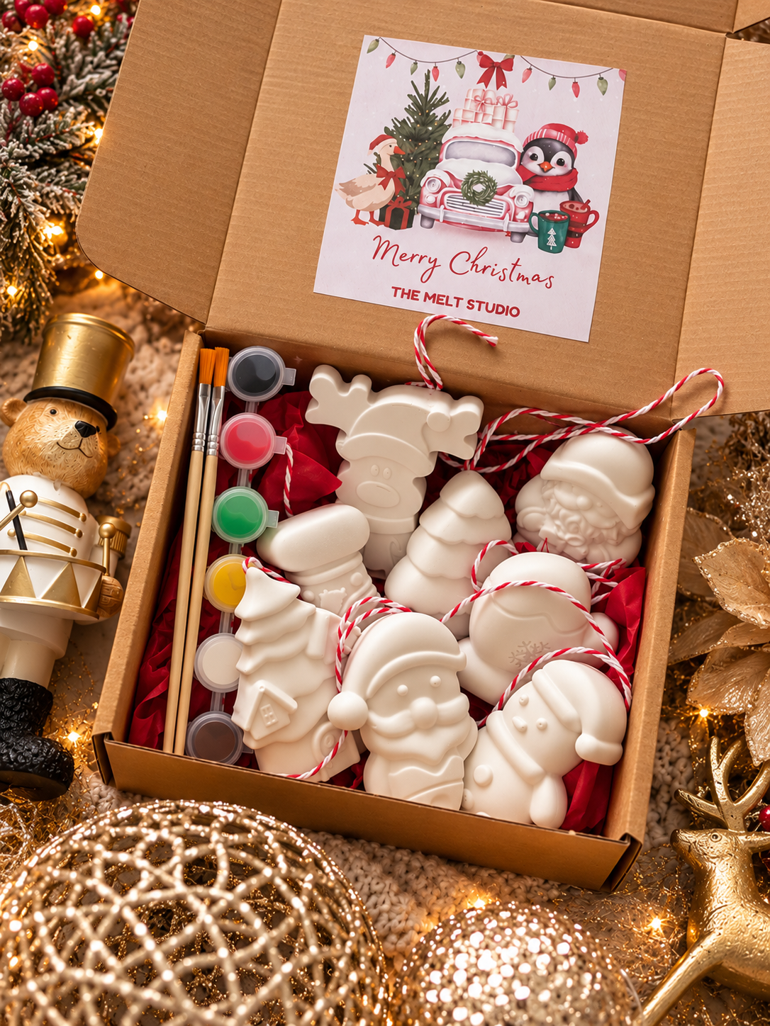 Ceramic Plaster DIY Christmas kit 🎄
