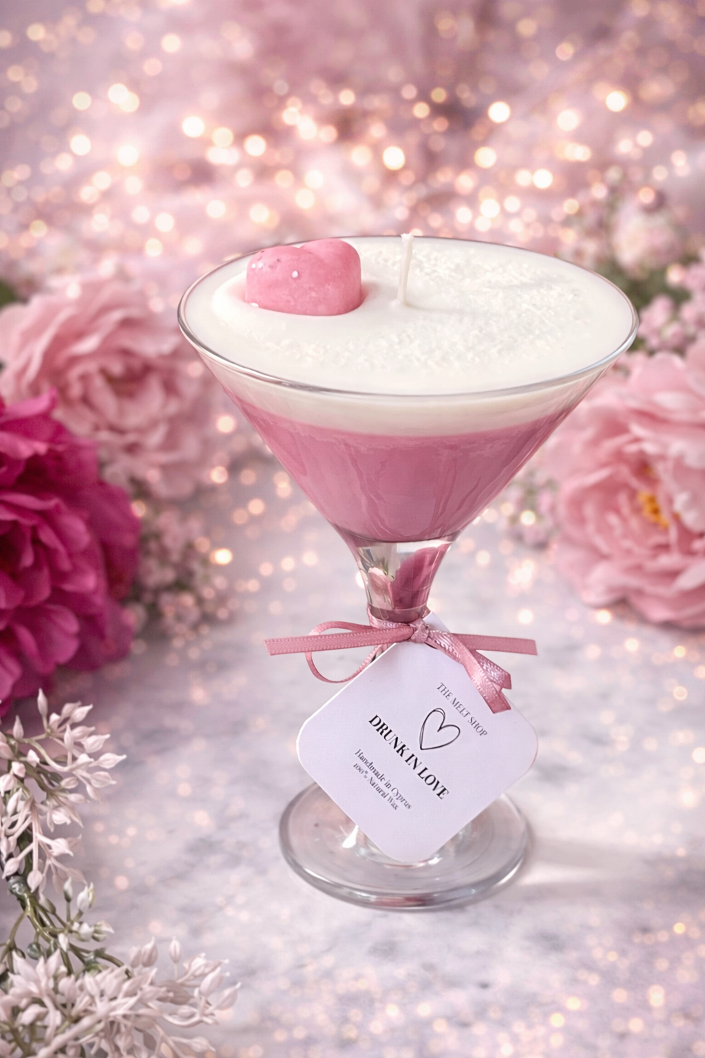 Drunk In Love - Martini Candle - Orchid & Sandalwood Bloom