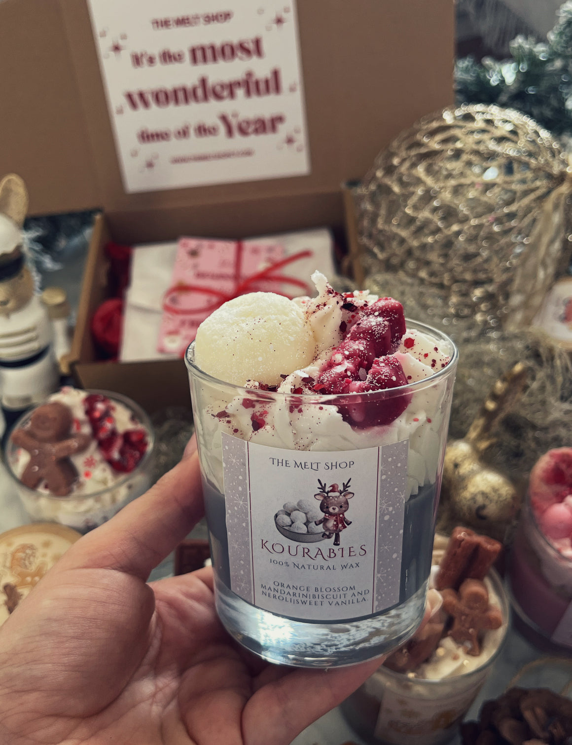 Kourampies Dessert Candle 💫