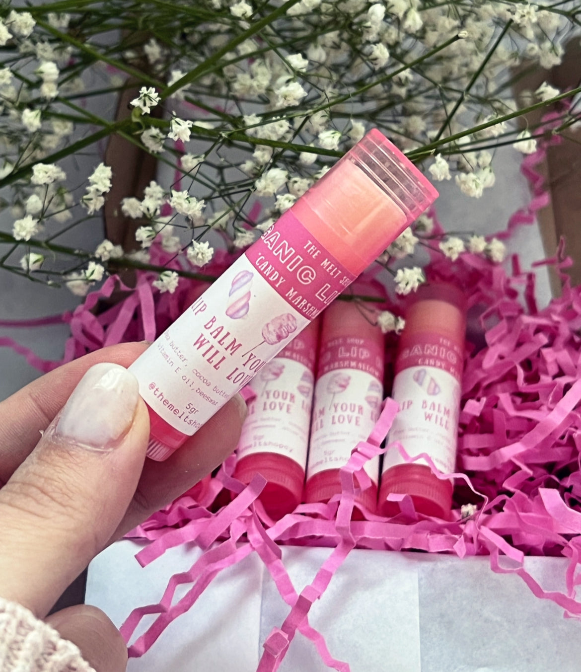 Βιολογικό Lip Balm|Candy Marshmallow