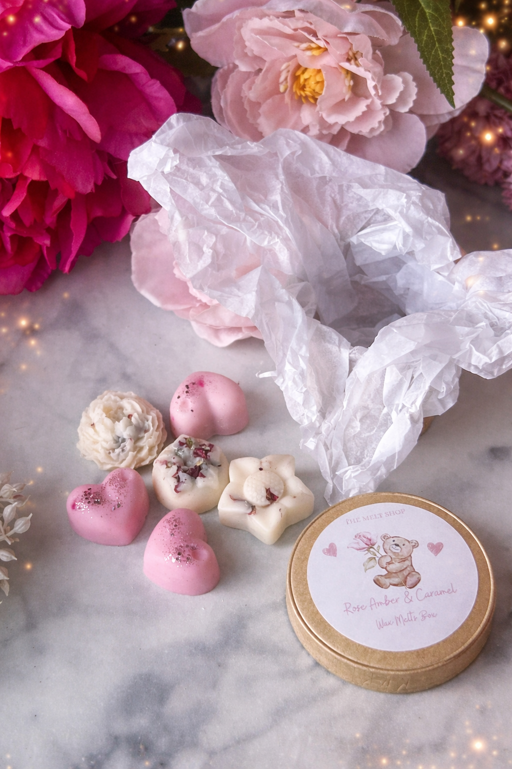 Rose Amber Caramel - Wax Melts Box