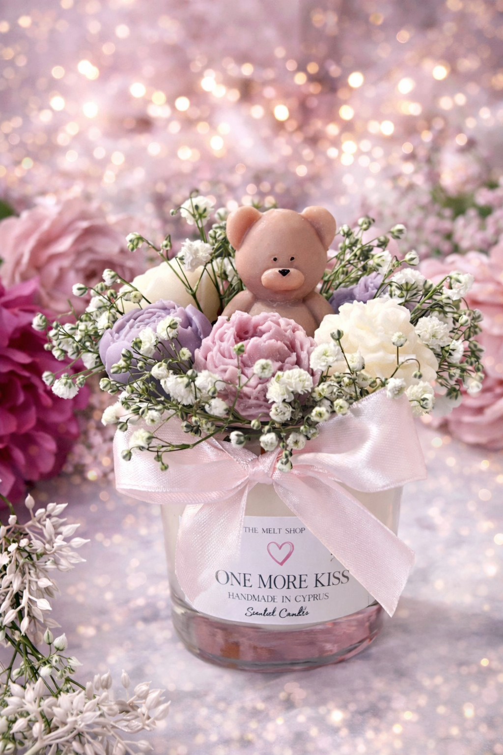 One More Kiss - Floral Bouquet Candle