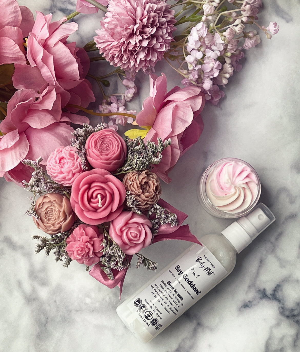 Gift Set| Body Butter 50gr | Body Mist | Candle 🌸