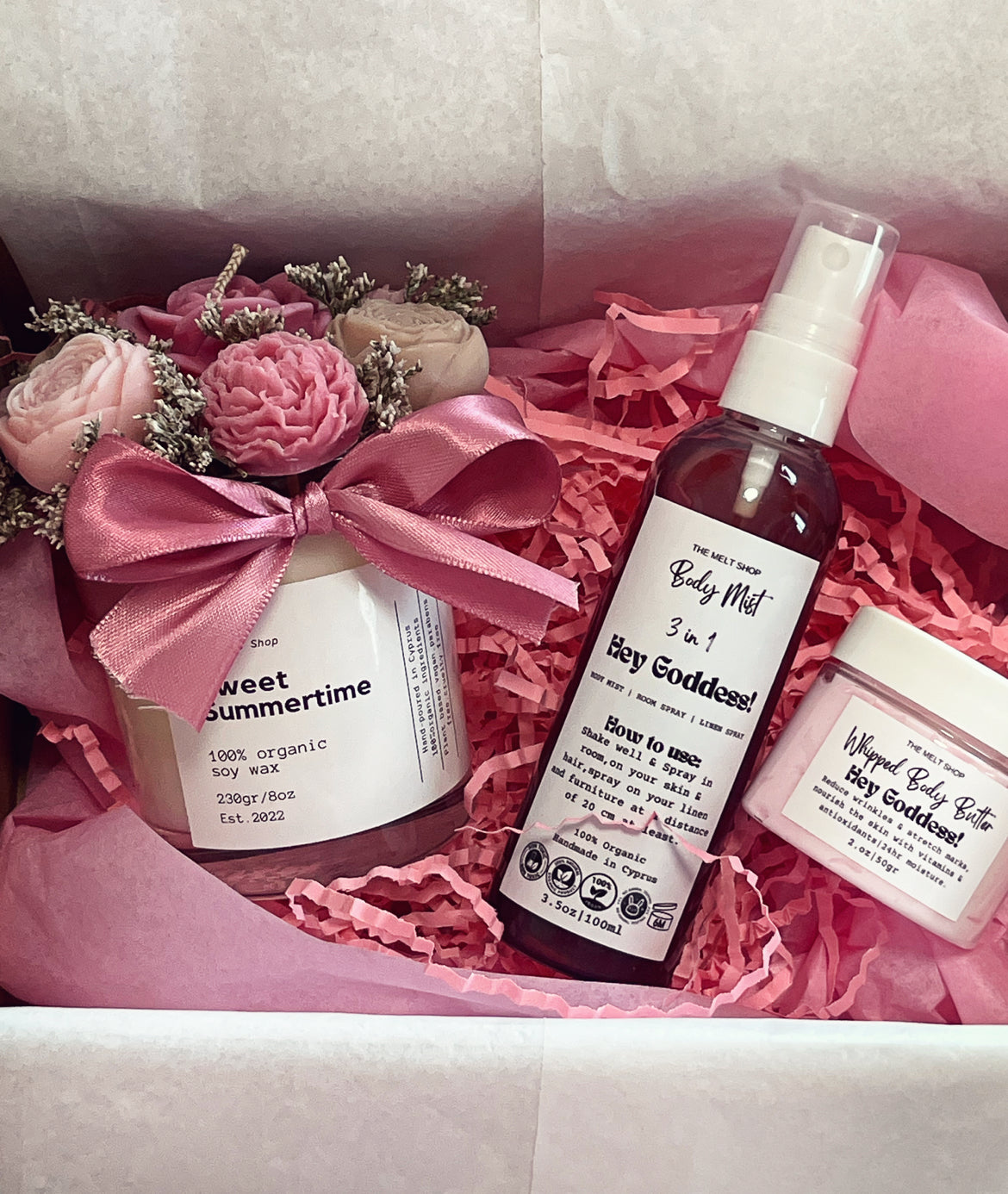 Gift Set| Body Butter 50gr | Body Mist | Candle 🌸