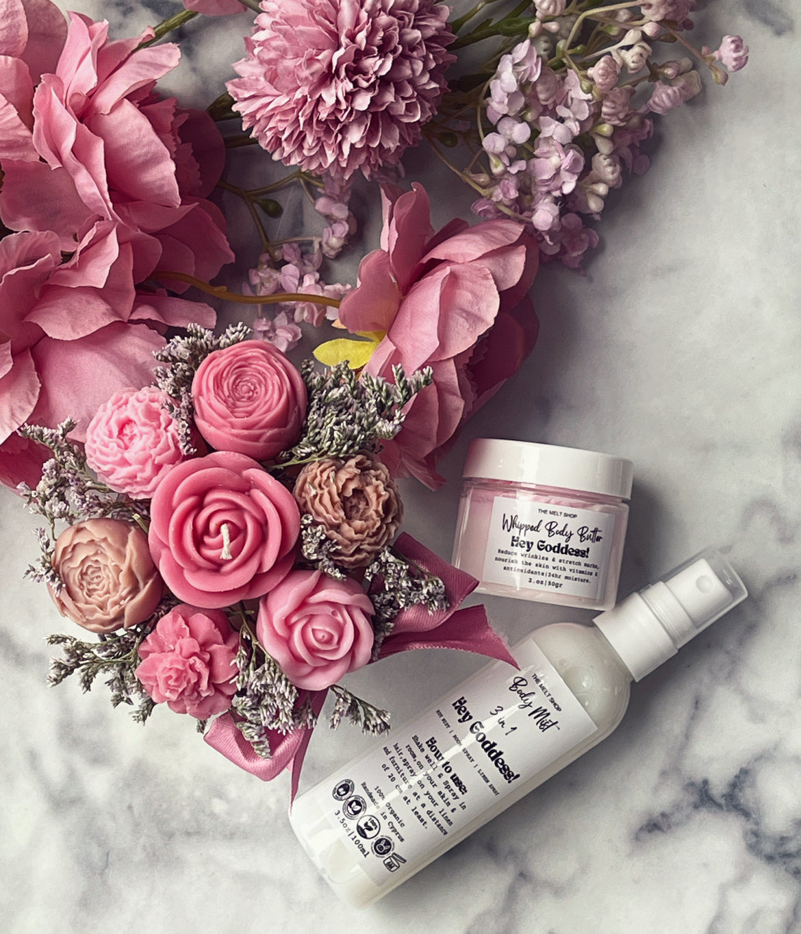 Gift Set| Body Butter 50gr | Body Mist | Candle 🌸