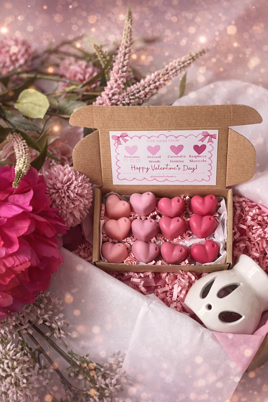 Wax Melts Box & Oil Burner Gift Set