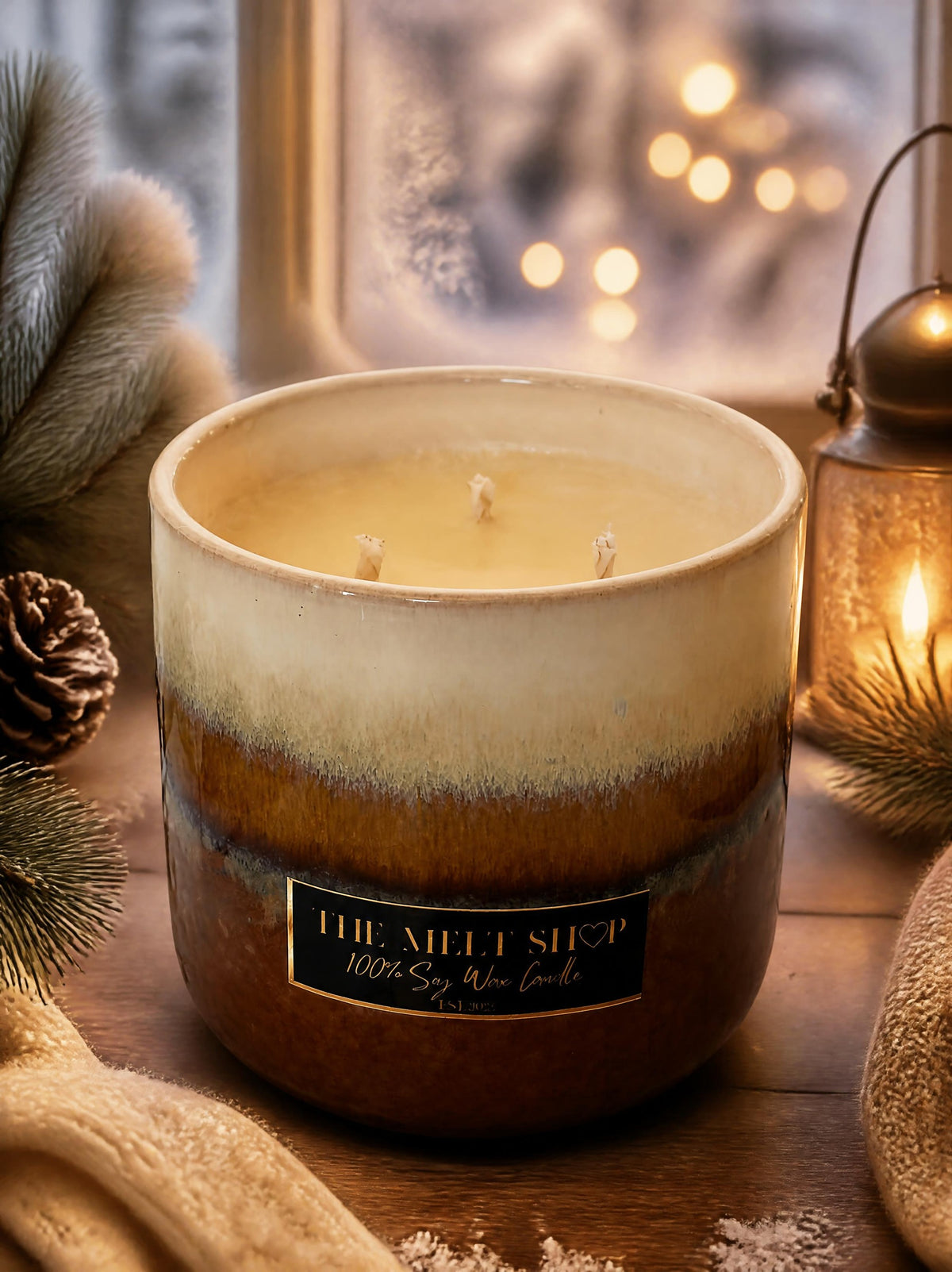 Velvet Mocha vase | 500gr | Choose Scent