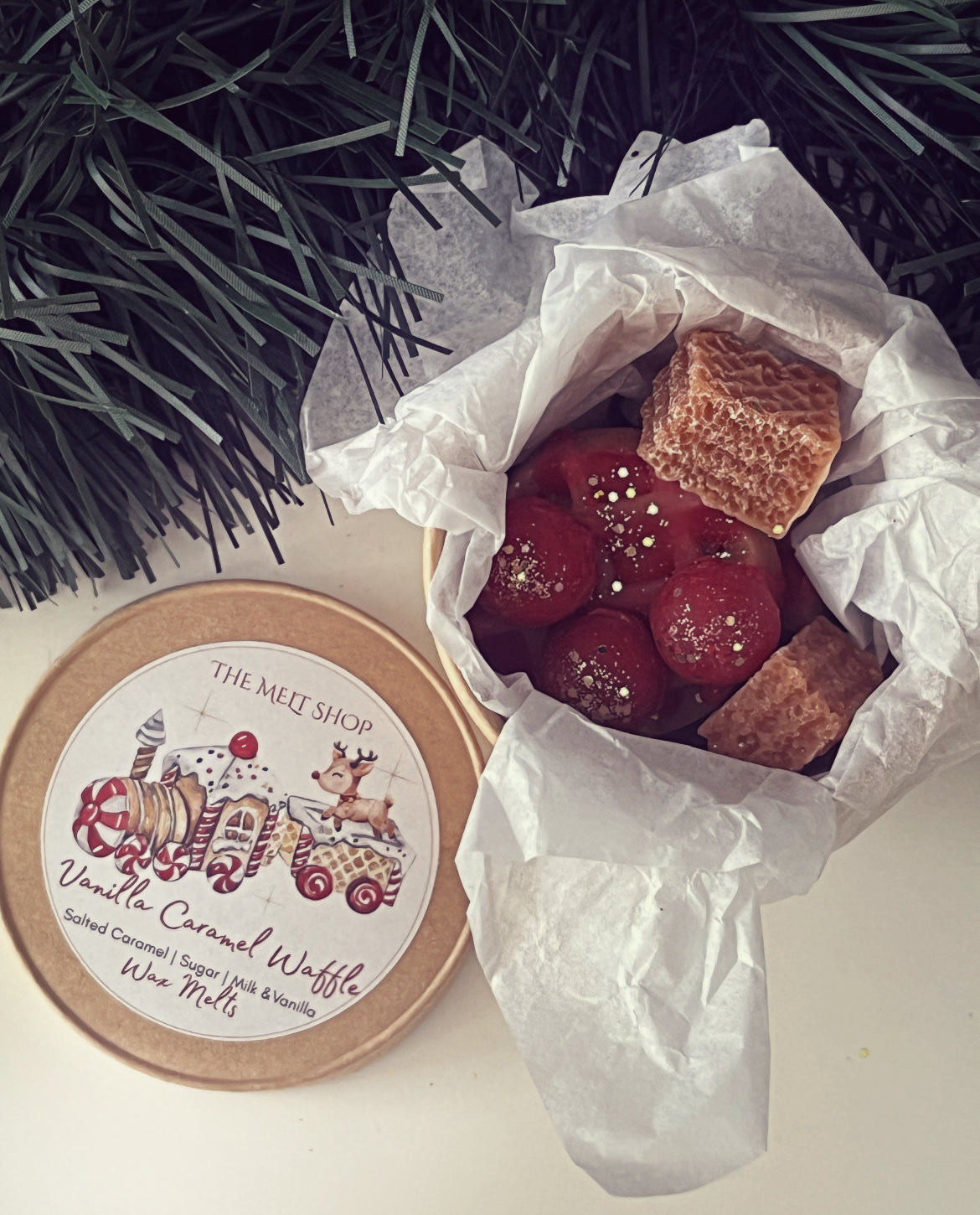 Vanilla Caramel Waffle 🧇Wax Melts Box