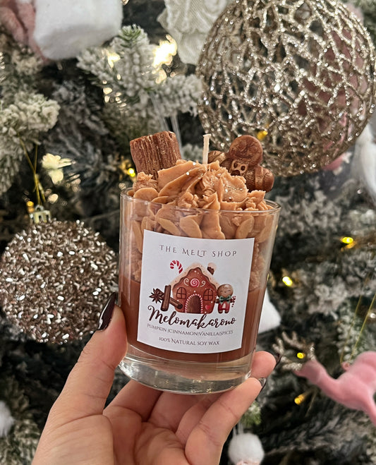 Melomakarono Dessert Candle