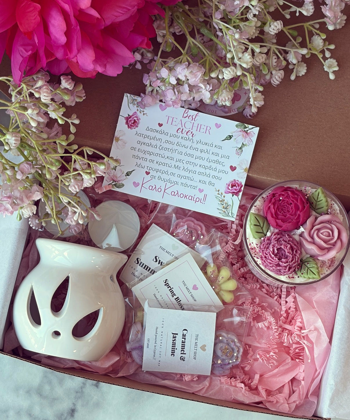 Gift Set | Burner | Wax Melts | Candle Sweet Summertime