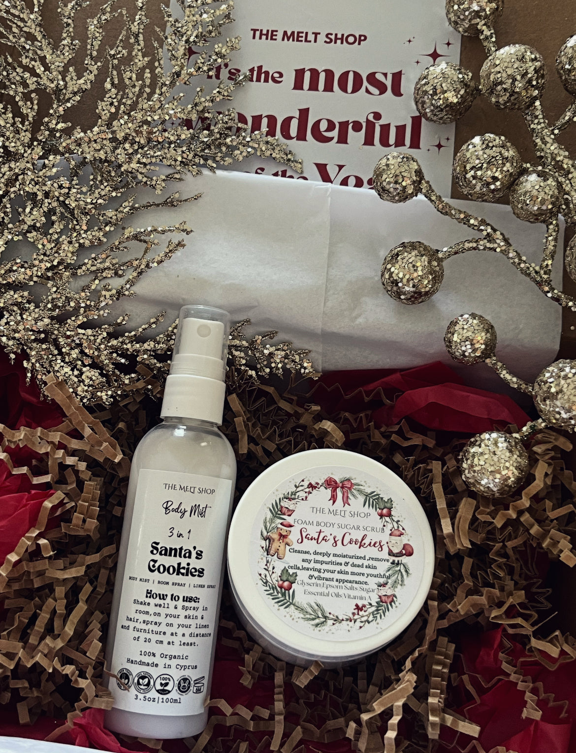 Santa’s Cookies Set | Body Butter 100gr -  Body Mist 100gr