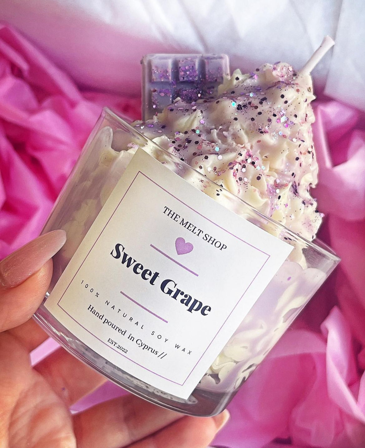 Dessert Candle | Sweet Grape 220gr