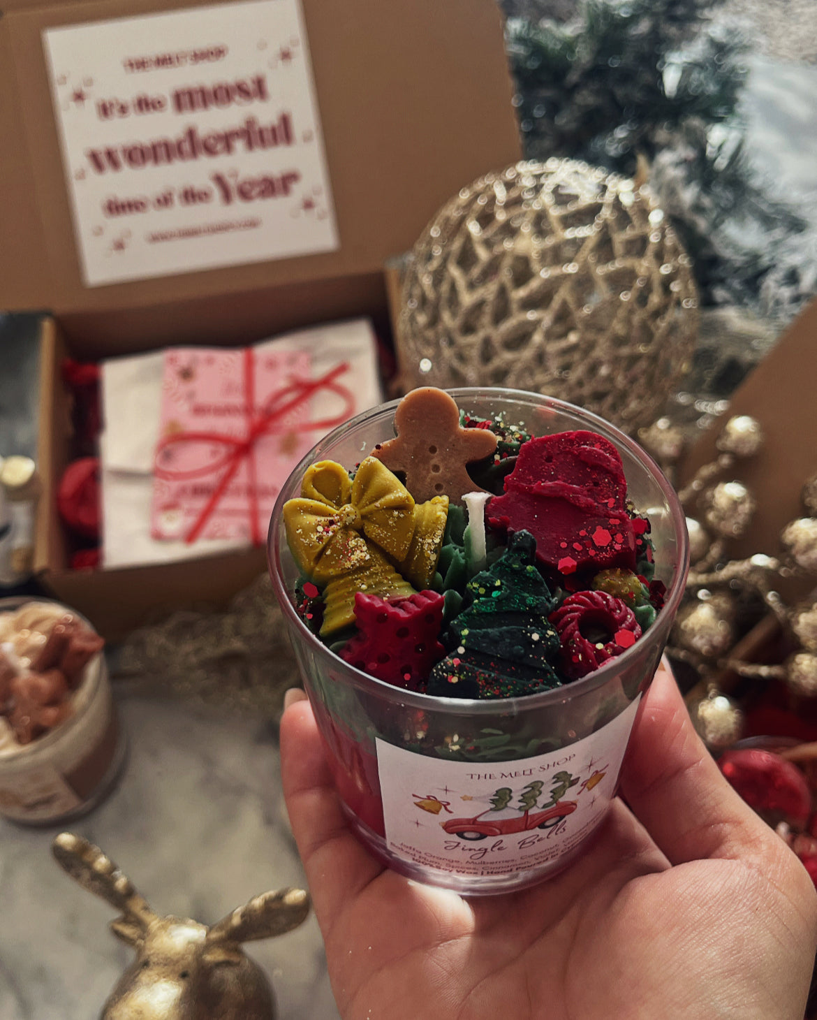 Jingle Bells 🔔 Dessert Candle