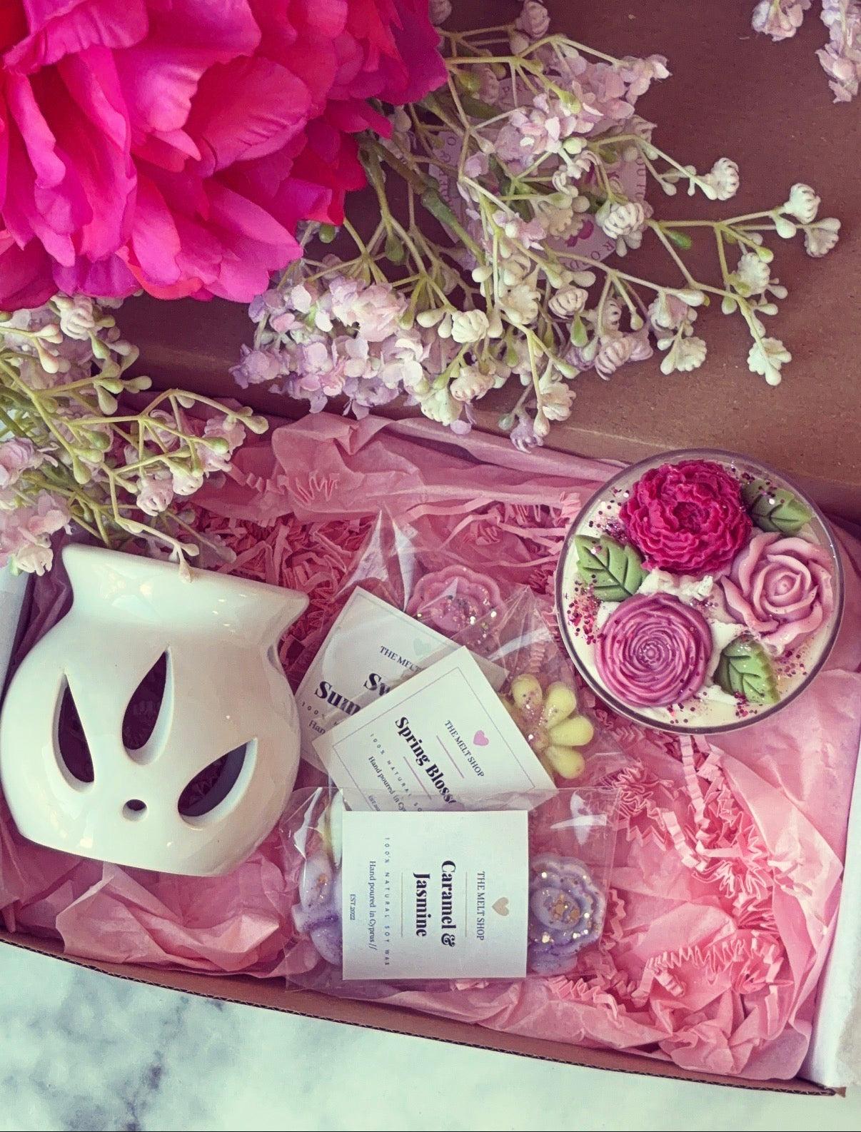 Gift Set | Burner | Wax Melts | Candle Sweet Summertime