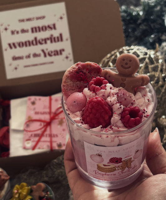 Raspberry Shortcake 🍰 Dessert Candle 200gr