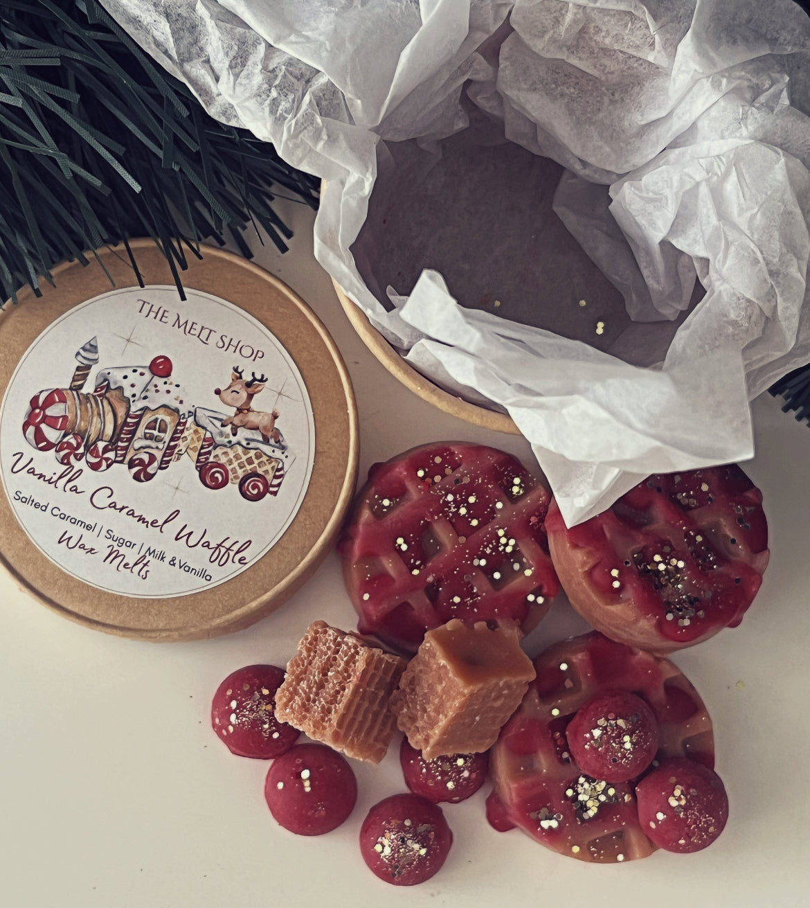 Vanilla Caramel Waffle 🧇Wax Melts Box