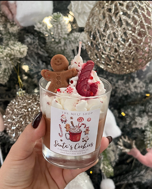 Santa’s Cookies Dessert Candle