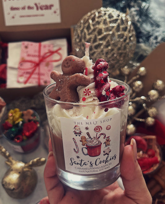 Santa’s Cookies Dessert Candle