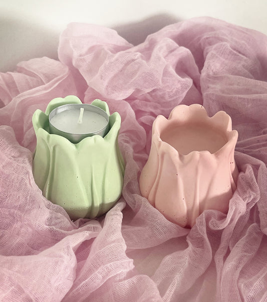 Tulip Decorative Candle Holder | Choose Color