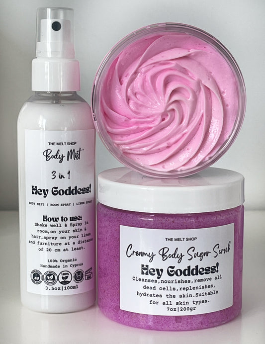 Hey Goddess Gift Set | Mist |Butter | Scrub