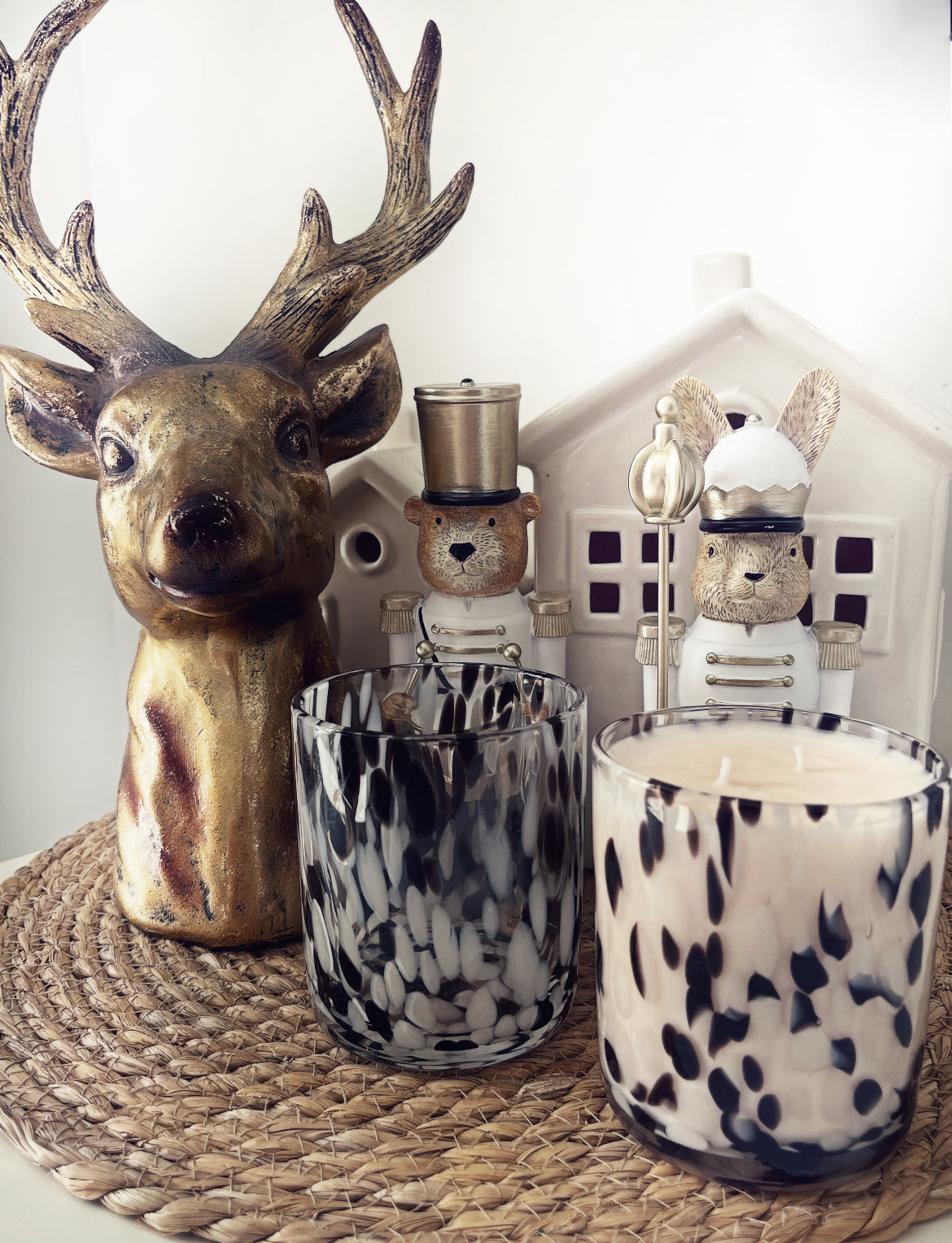 Black & White Leopard Luxury Candle | 250gr