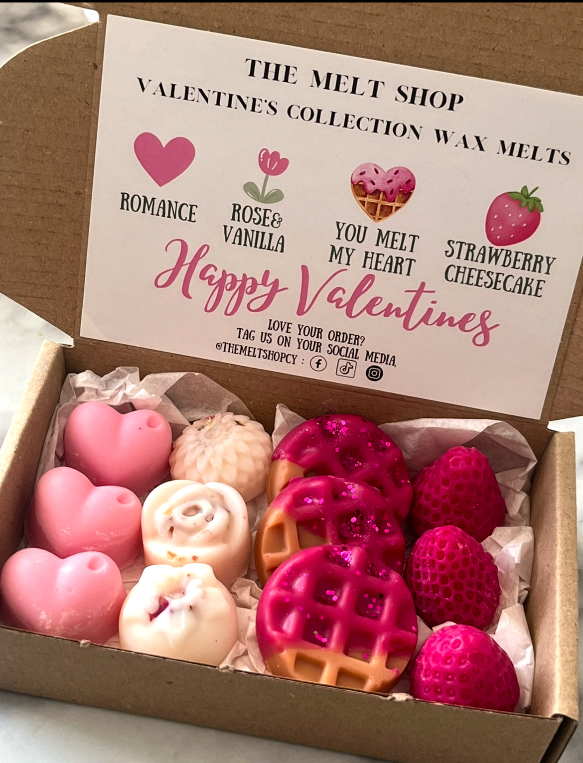 Happy Valentine’s Wax Melts Box | 4 Scents