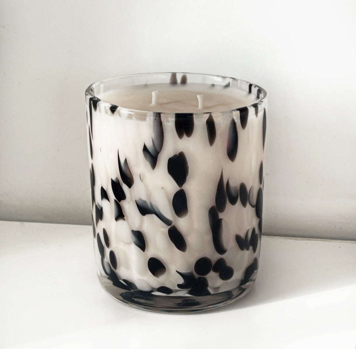Black & White Leopard Luxury Candle | 250gr