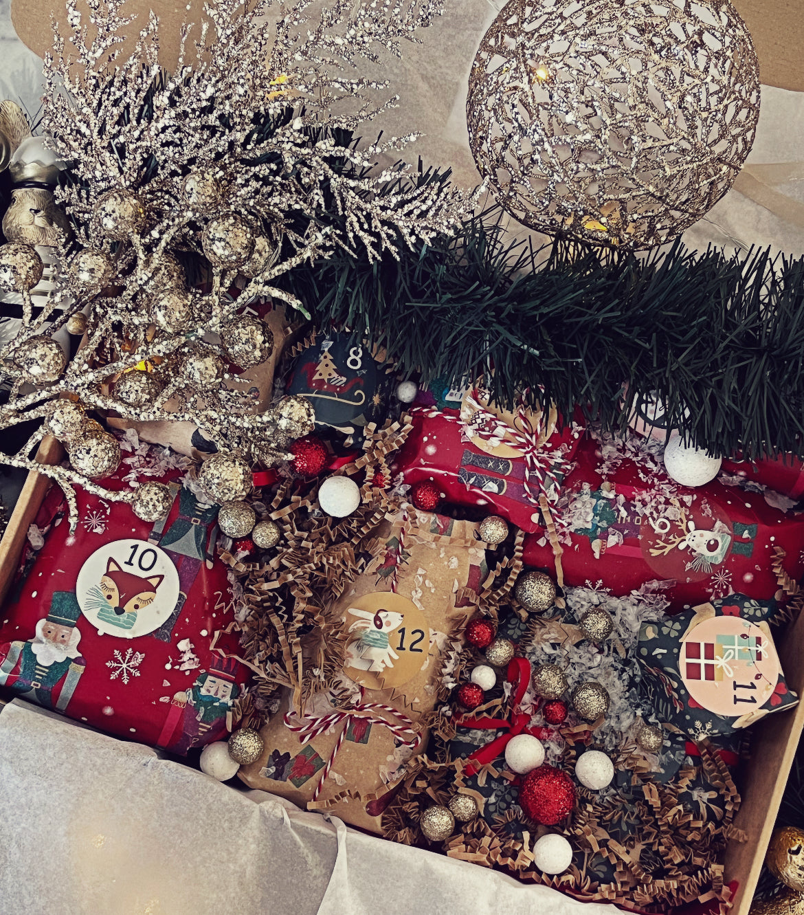 Advent Calendar Box 12 Days Before Christmas 💫🎄