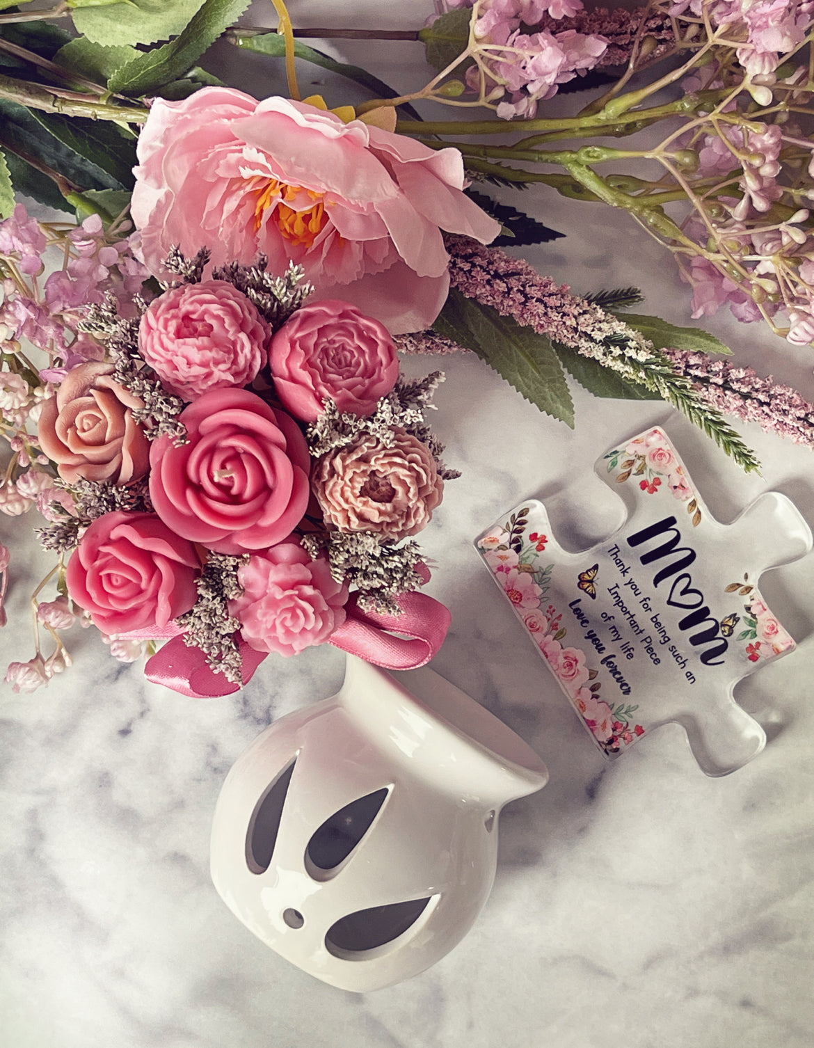 Mother’s Day Gift Set - Candle|Burner|Plexiglass